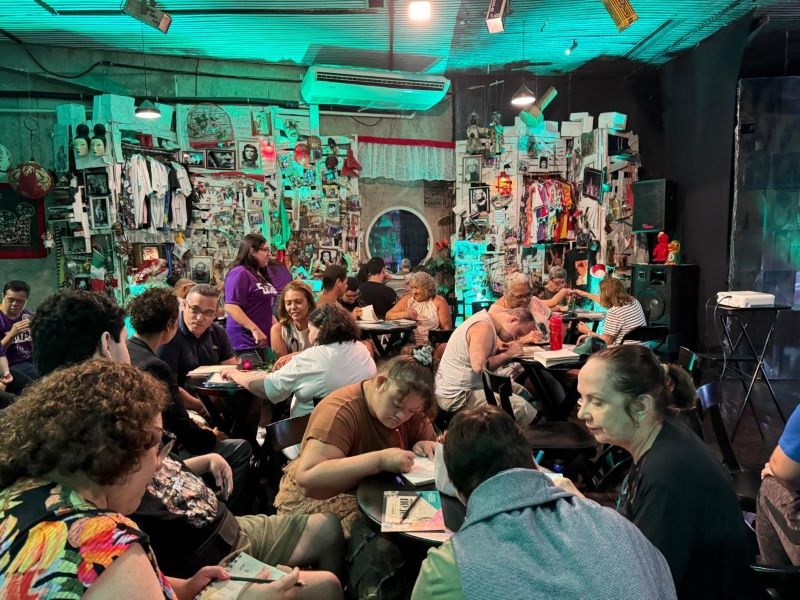 Sarau do TamTam promove encontros de arte, inclusão e pertencimento em Santos