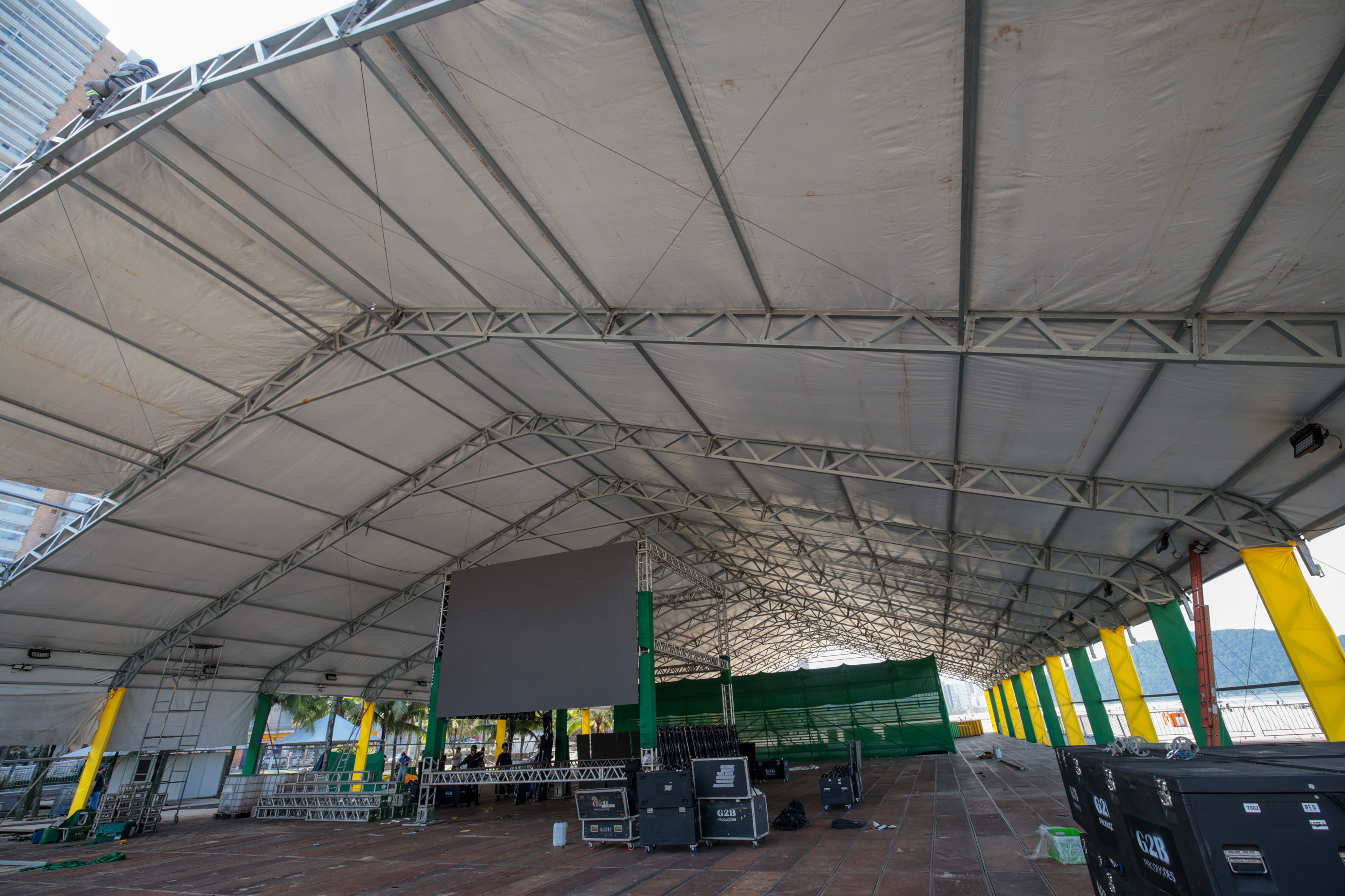 Praia Grande lança arena da Copa na praia com transmissão dos jogos e atrações musicais
