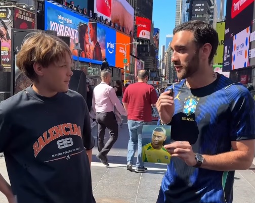 Davi Lucca viraliza ao recusar ingressos para jogo do Brasil na Copa; VÍDEO