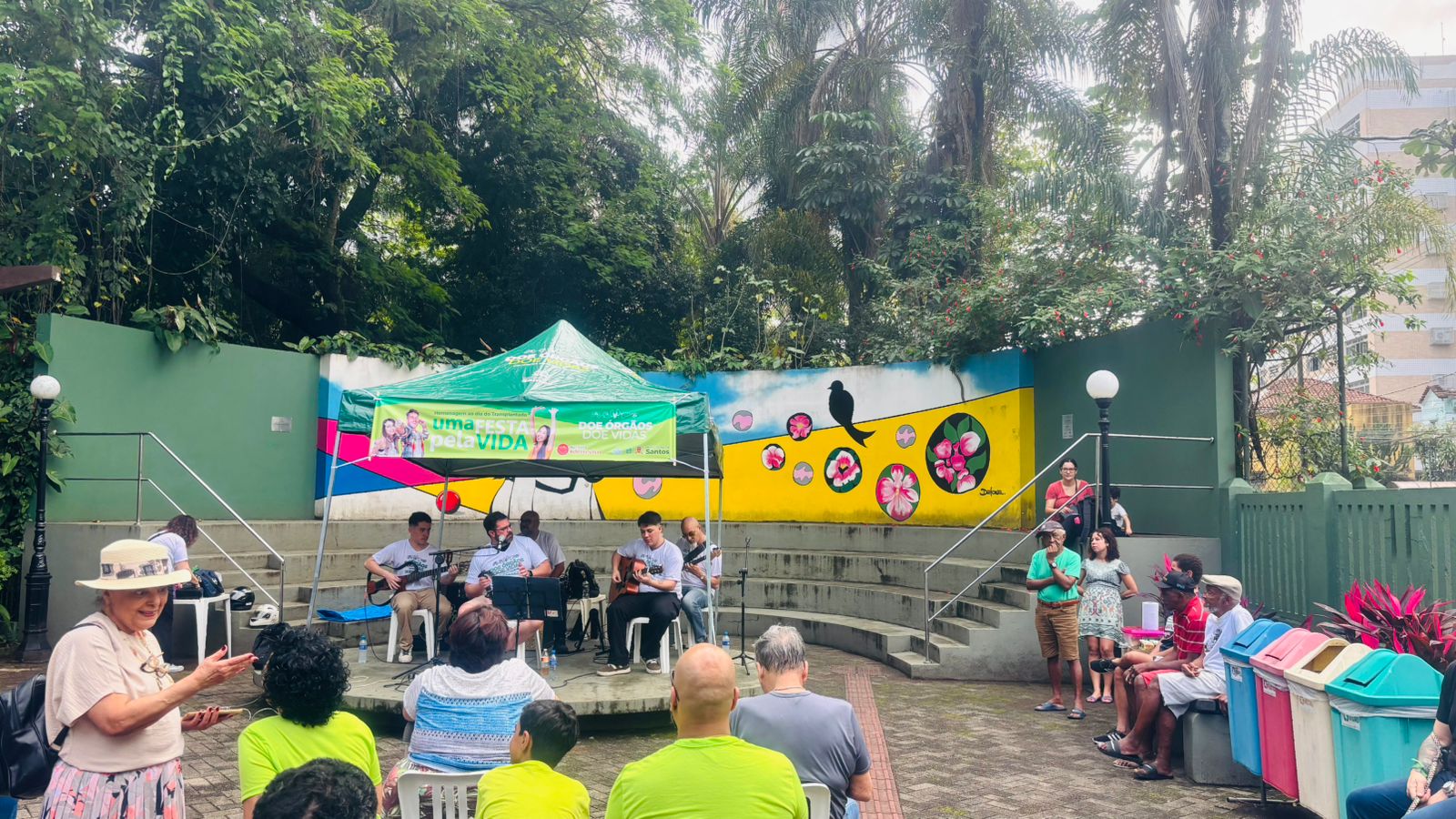 Com atividades para toda a família, evento promove conscientização sobre doação de órgãos em Santos