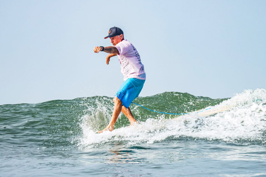 Santos recebe etapa de longboard com disputas entre atletas de diferentes gerações
