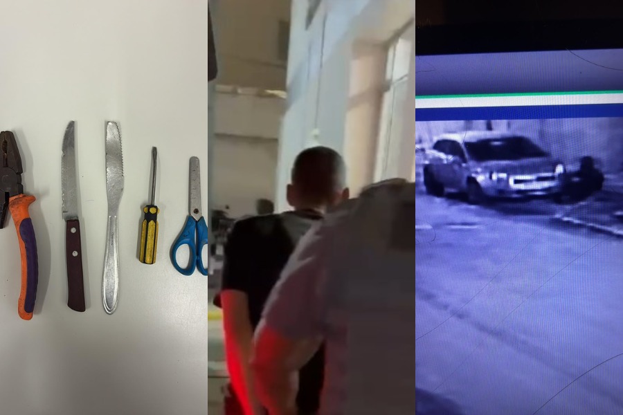 Homem é preso com ferramentas após tentar furtar um carro em Santos