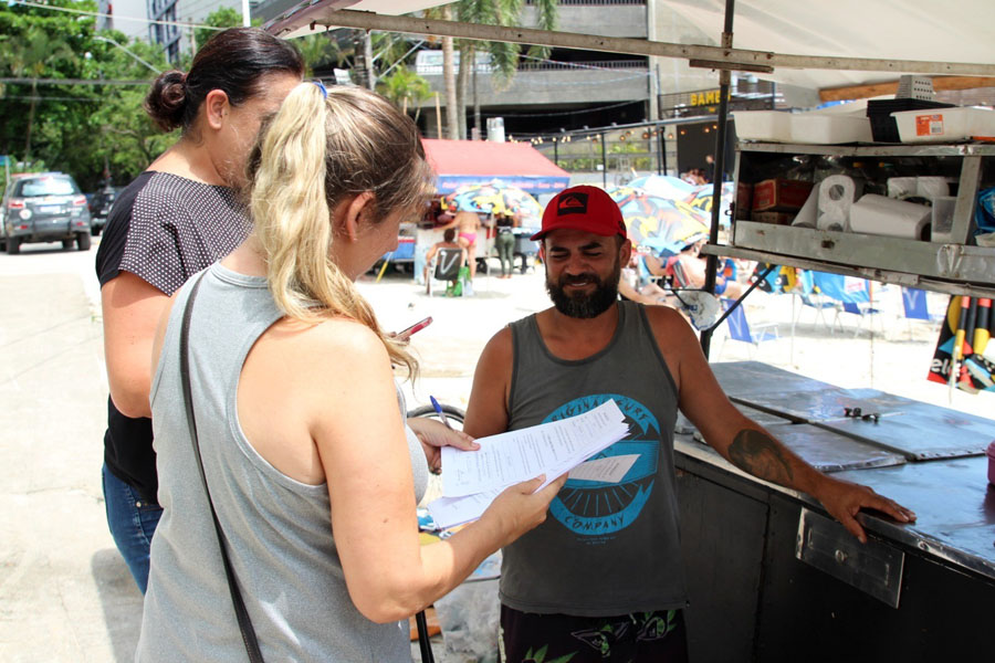 São Vicente abre chamamentos públicos para ambulantes e food trucks; saiba como se inscrever
