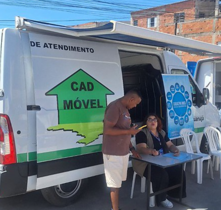 Guarujá inicia atendimento itinerante do CadMóvel pelo Perequê