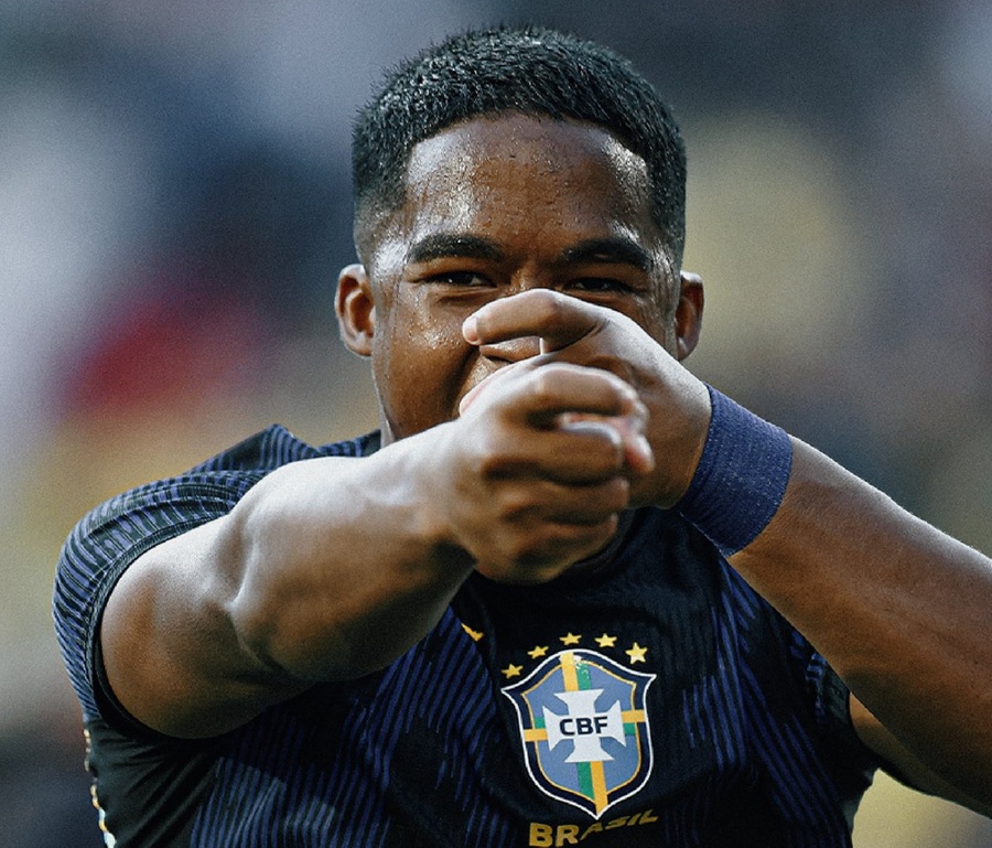 Endrick decide, e seleção vence o Egito no último jogo antes da Copa