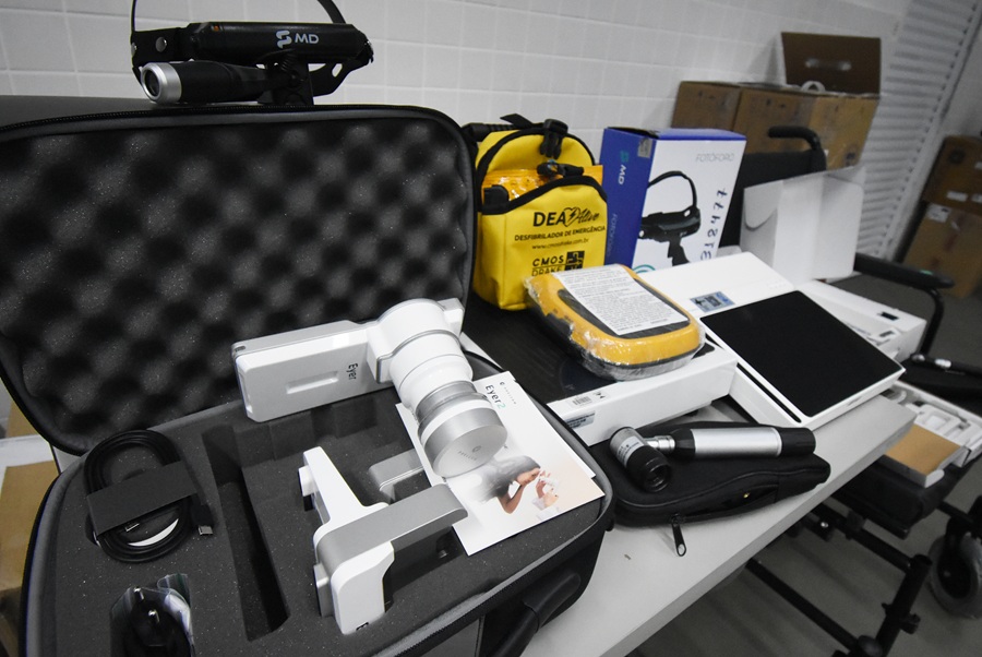 Praia Grande recebe novos equipamentos para ampliar atendimento nas unidades de saúde