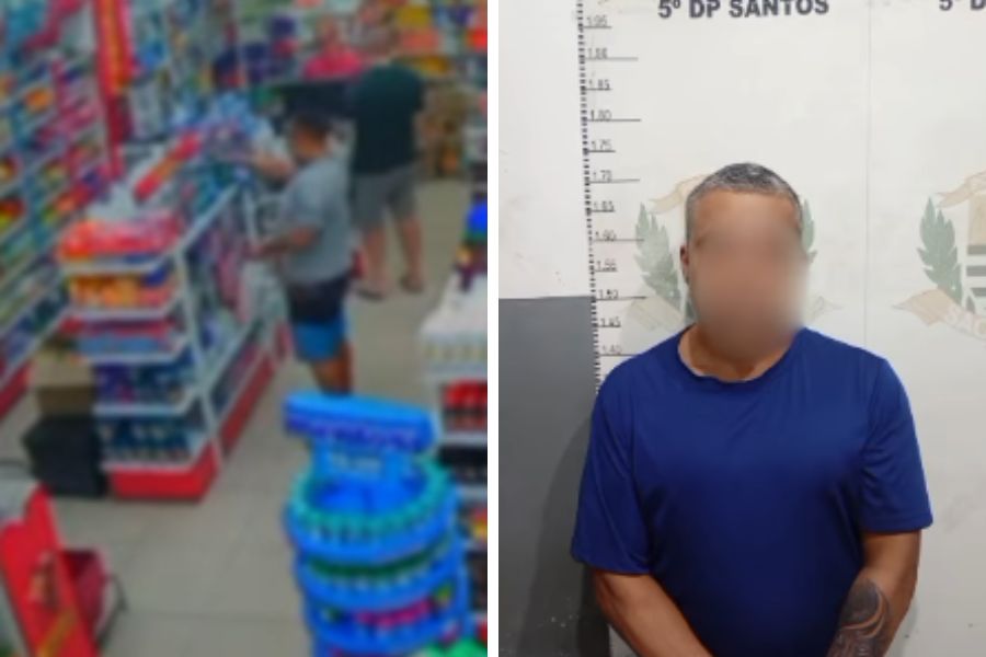 Suspeito de furtar produtos em farmácias é preso em flagrante em Santos