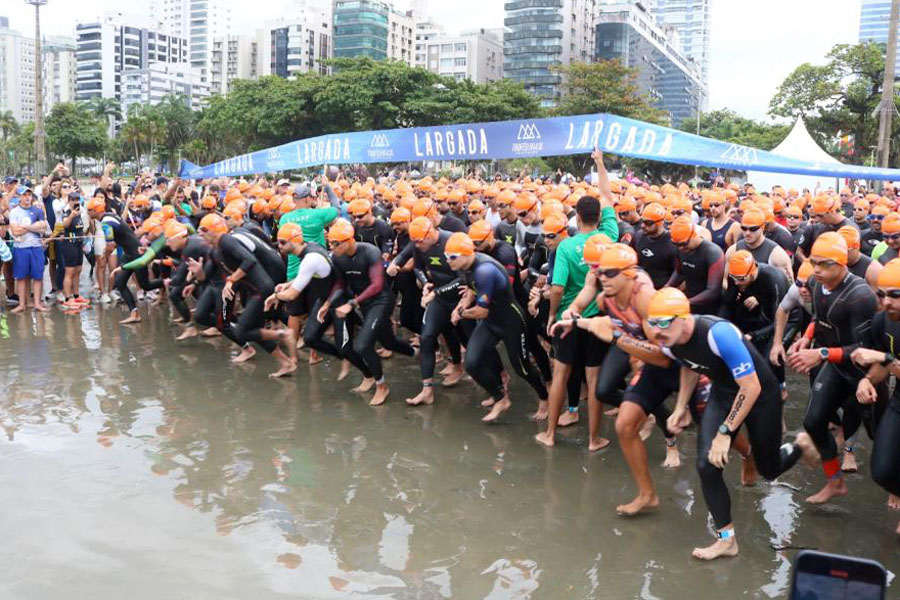 Santos recebe 2ª etapa do Troféu Brasil de Triathlon neste domingo