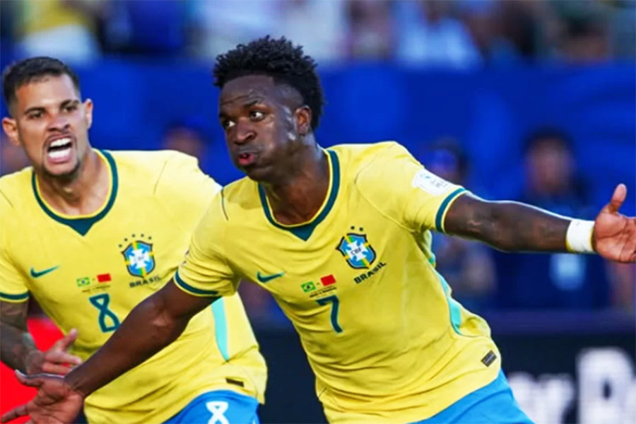 Vini Jr vê coisas a melhorar na Seleção após estreia e diz: 'Não vai ter jogo fácil'